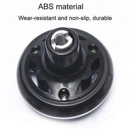 Car Steering Wheel Foldable Ball Bearing Turning Booster, Black, Silver, Electroplating, Mahogany, Carbon Fiber Pattern