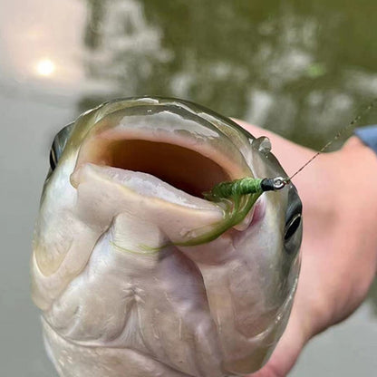 Imitation Aquatic Grass Fishing Hooks Grass Hooks, Single Hook, 4pcs /Box Hooks, 3pcs /Set Cordset
