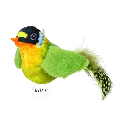 Pets Self-Exciting Simulation Hanging Sounding Plush Toys, Gray Orange, Blue, Green, Colorful, Black White, Red