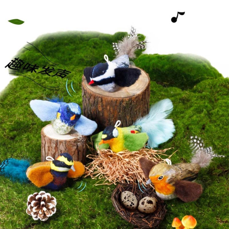 Pets Self-Exciting Simulation Hanging Sounding Plush Toys, Gray Orange, Blue, Green, Colorful, Black White, Red