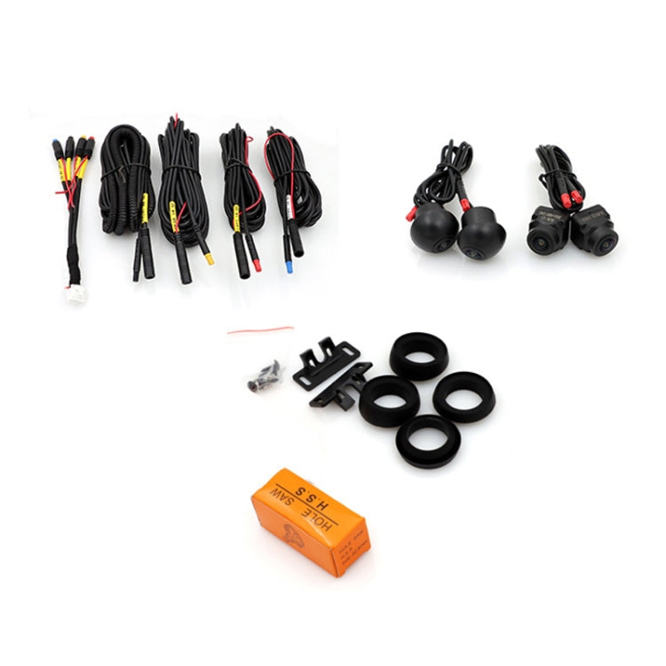 3D AHD1080P Switch 720P 360 Degree Panoramic Camera Imaging System Vehicle Camera