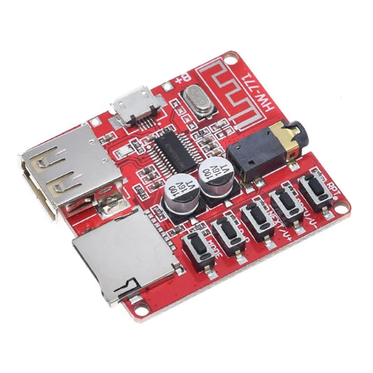 Bluetooth Decoder Board MP3 Lossless Car Speaker Amplifier Modification Bluetooth 4.1 Circuit Board, Bluetooth 4.1 Decoder Board (5 Keys)