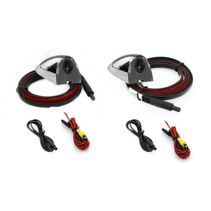 Punch-Free Car Imaging Side View Blind Spot Car Universal Night Vision Camera, AHD1080P Black, AHD1080P Silver, AHD1080P White, CVBS Black, CVBS Silver, CVBS White