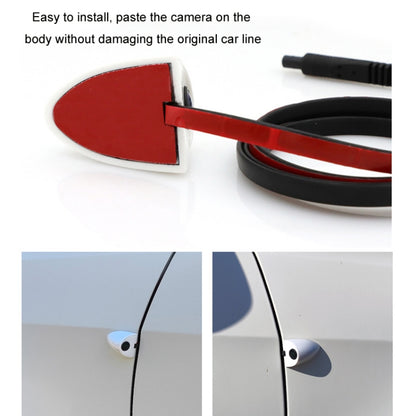 Punch-Free Car Imaging Side View Blind Spot Car Universal Night Vision Camera, AHD1080P Black, AHD1080P Silver, AHD1080P White, CVBS Black, CVBS Silver, CVBS White