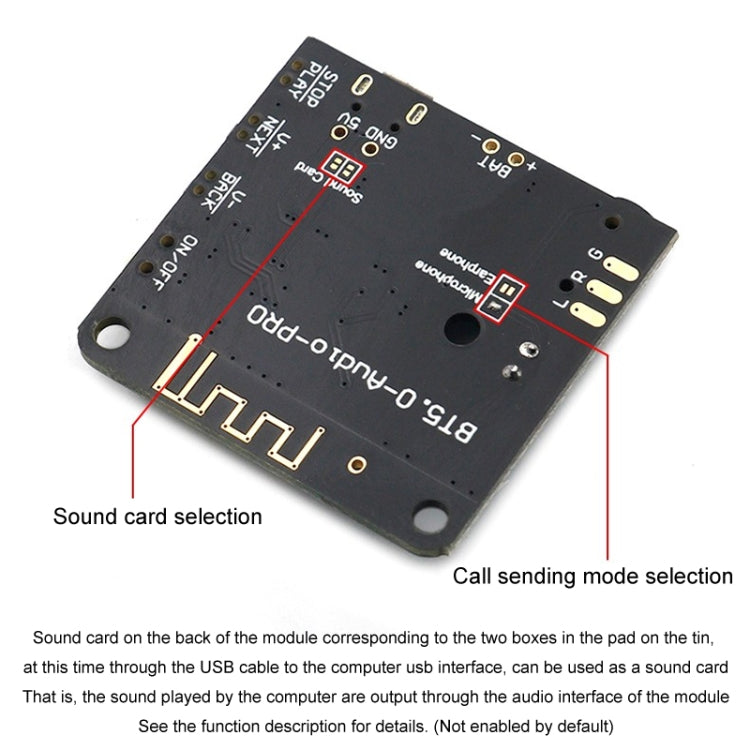 DIY Bluetooth 5.0 Audio Receiver Module PRO MP3 Bluetooth Decoder Board Car Speaker Audio Amplifier Board 4.1, Bluetooth 5.0 Audio Receiver Module