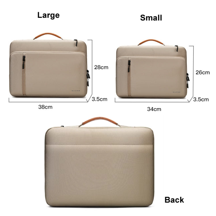 BANGE BG-6802 Laptop Bag Notebook Protective Case, Black Small, Khaki Small, Pink Small, Black Large, Khaki Large, Pink Large