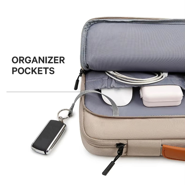 BANGE BG-6802 Laptop Bag Notebook Protective Case, Black Small, Khaki Small, Pink Small, Black Large, Khaki Large, Pink Large