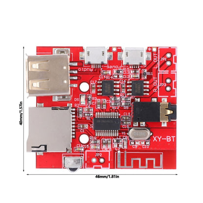 Bluetooth 4.1 MP3 Decoding Module Audio Receiver Board Lossless Car Speaker Amplifier Modified Circuit Board, Bluetooth 4.1 MP3 Decoding Module (With RC Red)