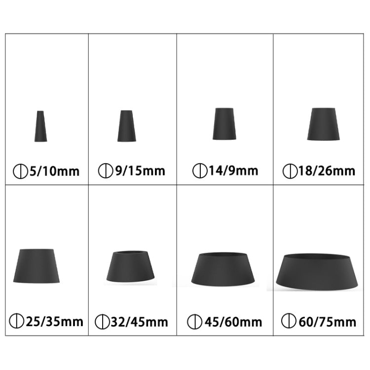 8pcs /Set Car Exhaust Pipe Leak Detection Plugs