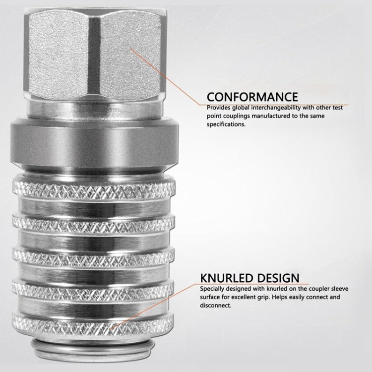PD242 Series PD Steel Hydraulic Test Port And Diagnostic Equipment Quick Connect Coupler