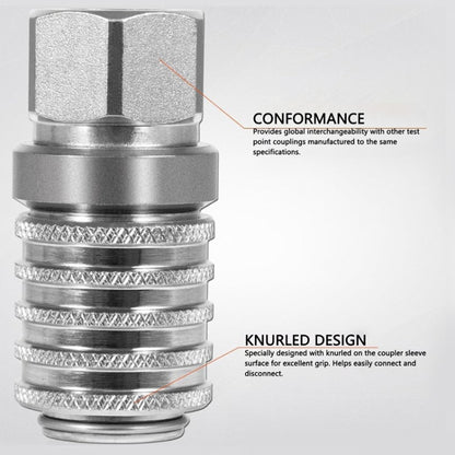 PD242 Series PD Steel Hydraulic Test Port And Diagnostic Equipment Quick Connect Coupler