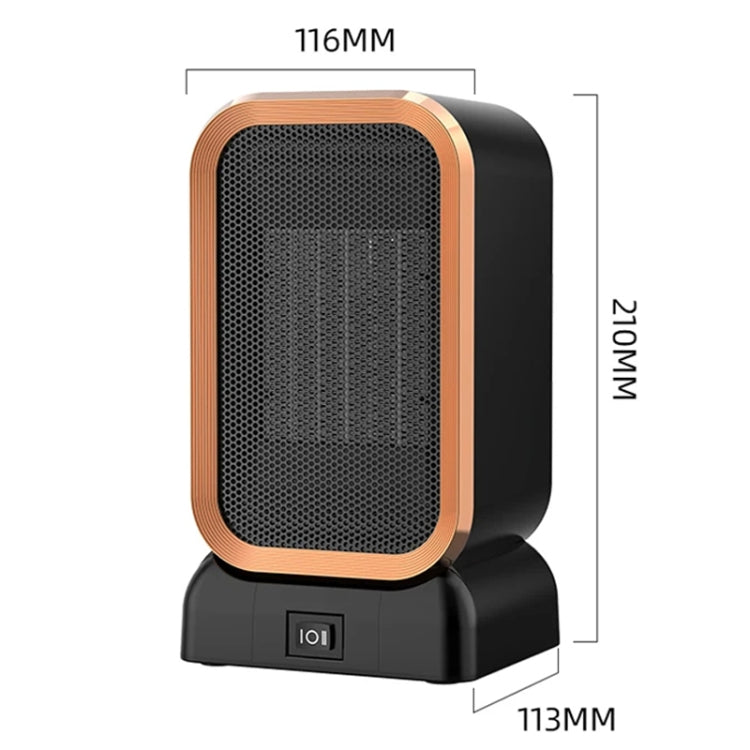 1000W High-power Household Heater Small Desktop Ceramic PTC Heating Heater, EU Plug, UK Plug, US Plug