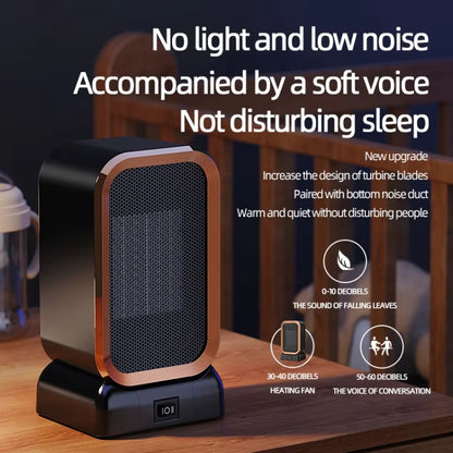 1000W High-power Household Heater Small Desktop Ceramic PTC Heating Heater, EU Plug, UK Plug, US Plug