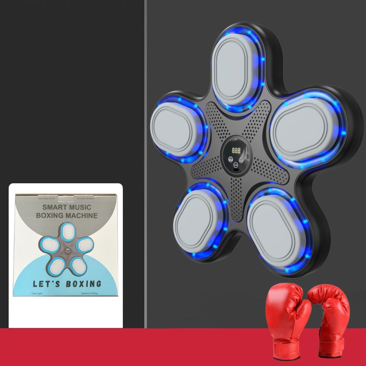 Smart Bluetooth Music Boxing Machine Reaction Training Equipment, With Half-finger Gloves, With Adult Gloves, With Children Gloves, With MMA Gloves