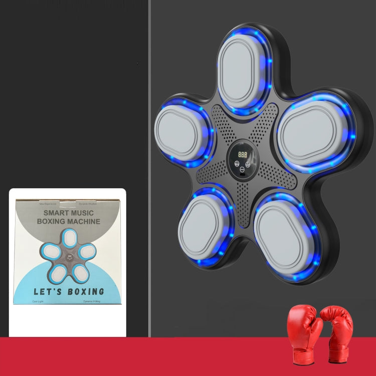 Smart Bluetooth Music Boxing Machine Reaction Training Equipment, With Half-finger Gloves, With Adult Gloves, With Children Gloves, With MMA Gloves
