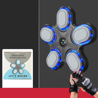 Smart Bluetooth Music Boxing Machine Reaction Training Equipment, With Half-finger Gloves, With Adult Gloves, With Children Gloves, With MMA Gloves