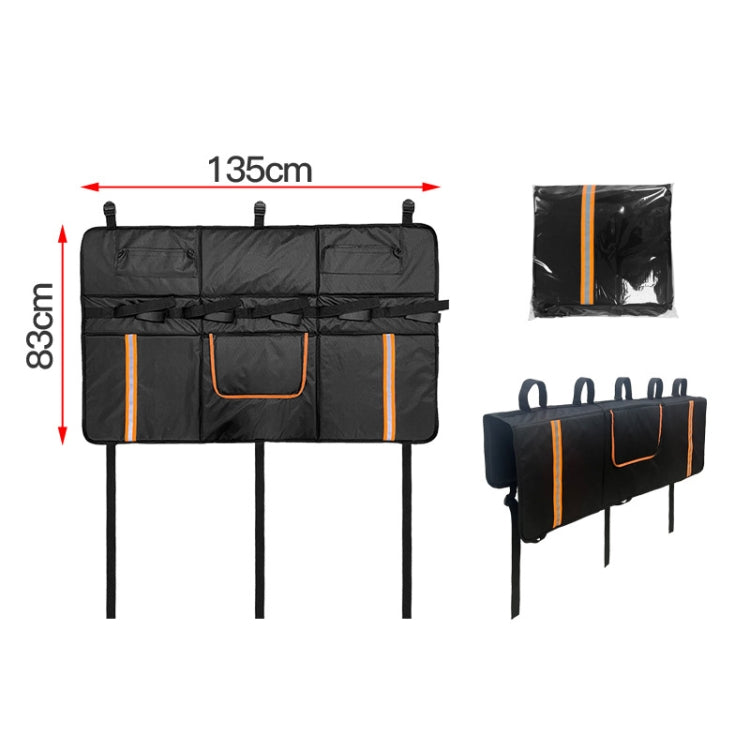 Pickup Truck Tailgate Bicycle Protection Cushion, 01 Black