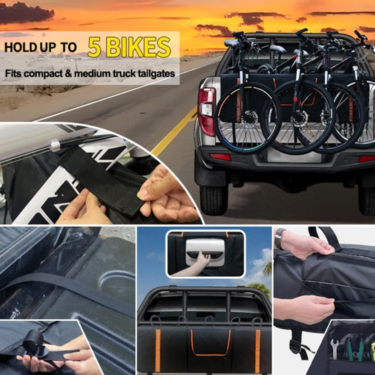 Pickup Truck Tailgate Bicycle Protection Cushion, 01 Black