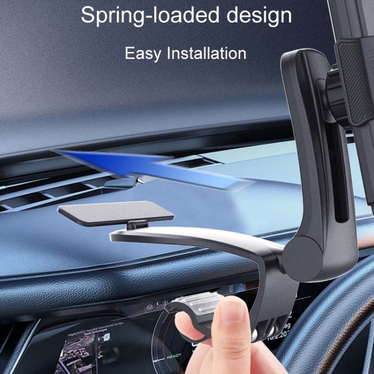 Car Dashboard Multifunctional Rotating And Folding Cell Phone Navigation Holder