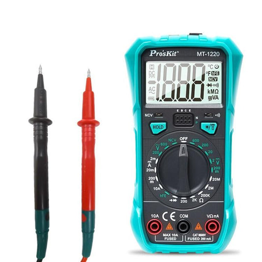 3-1/2 Burn-Proof Digital Intelligent Multimeter, MT-1220-C