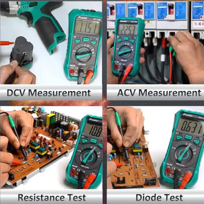 ProsKit MT-1236-C 3-5/6 True-RMS Digital Multimeter For ACA, ACV, DCA, DCV, Frequency, Cycle Duty, Diode Test, MT-1236-C