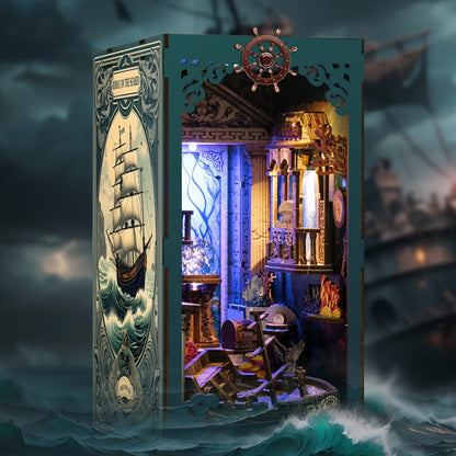 DIY Assembled LED Three-dimensional Undersea Fantasy Bookend Model Children Luminous Toy, Undersea Fantasy