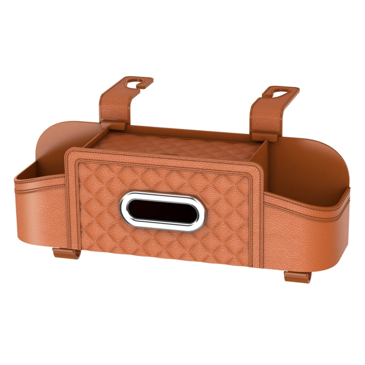 Multifunctional Car Seat Back Tissue Storage Box Hanging Bag
