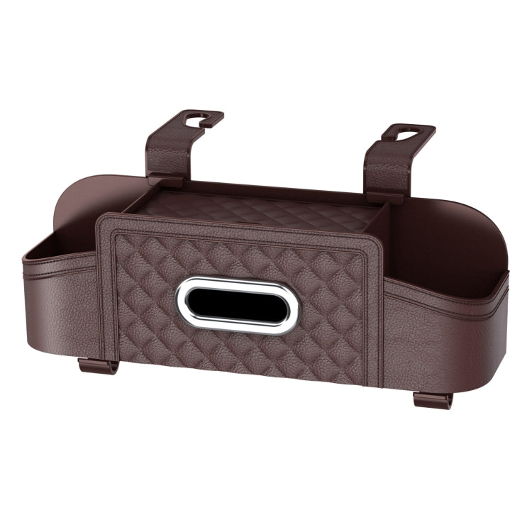 Multifunctional Car Seat Back Tissue Storage Box Hanging Bag