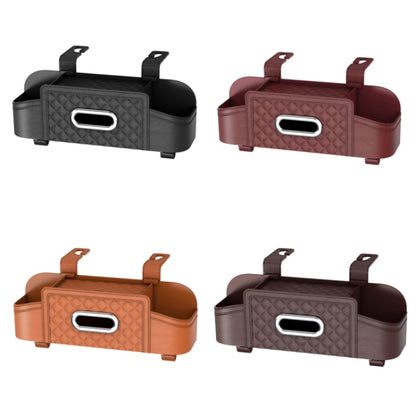 Multifunctional Car Seat Back Tissue Storage Box Hanging Bag