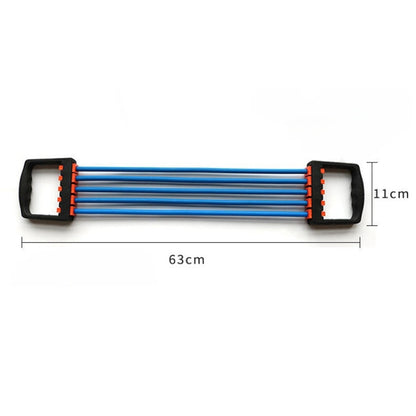5 Resistance Tubes Chest Expander Pectoral Exercise Puller Arm Strength Trainer Detachable Pull Rope Fitness Equipment