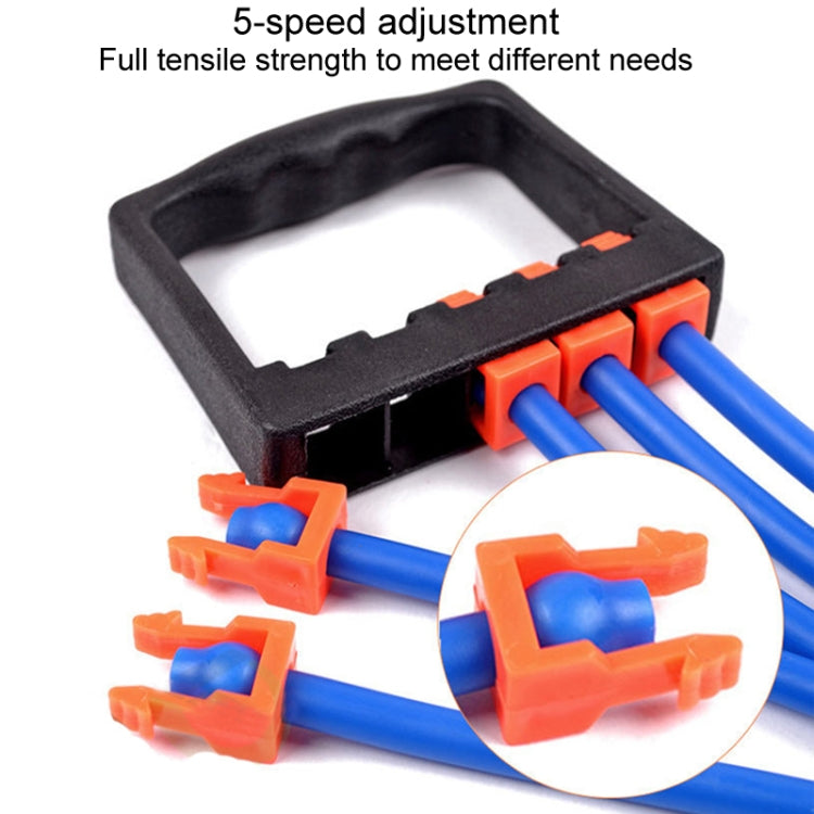 5 Resistance Tubes Chest Expander Pectoral Exercise Puller Arm Strength Trainer Detachable Pull Rope Fitness Equipment