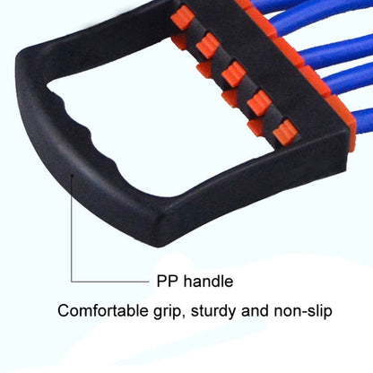 5 Resistance Tubes Chest Expander Pectoral Exercise Puller Arm Strength Trainer Detachable Pull Rope Fitness Equipment