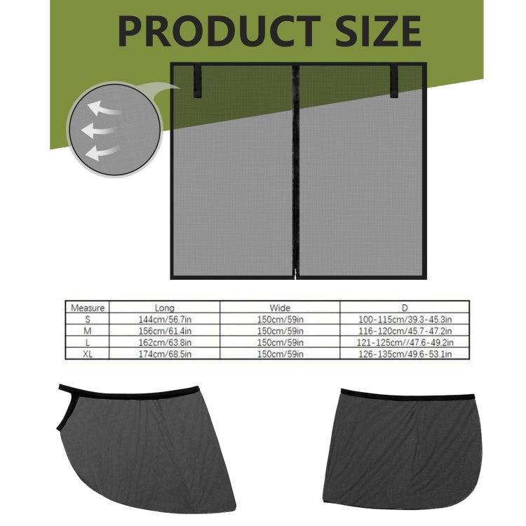 Car Rear Trunk Ventilation Shade Anti-mosquito Screen Cover, S, M, L, XL