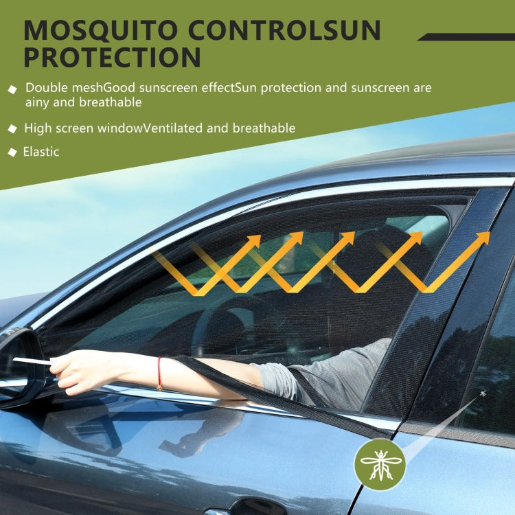 Car Rear Trunk Ventilation Shade Anti-mosquito Screen Cover, S, M, L, XL