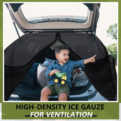 Car Rear Trunk Ventilation Shade Anti-mosquito Screen Cover, S, M, L, XL