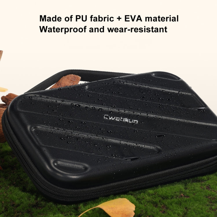 Cwatcun D163 Photography Accessories Organiser EVA Hard Shell Drop-proof Clutch Portable Digital Bag, D163