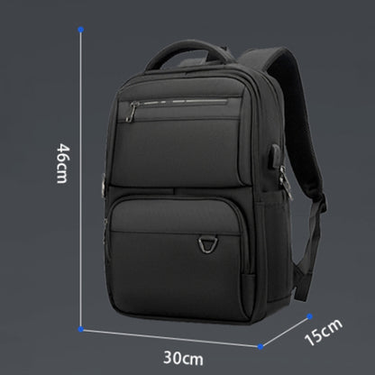 SKV B23889 Men Large Capacity Double-Shoulder Business Laptop Bag, B23889