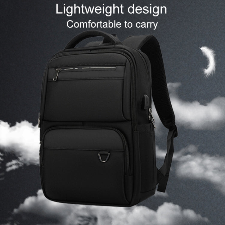 SKV B23889 Men Large Capacity Double-Shoulder Business Laptop Bag, B23889