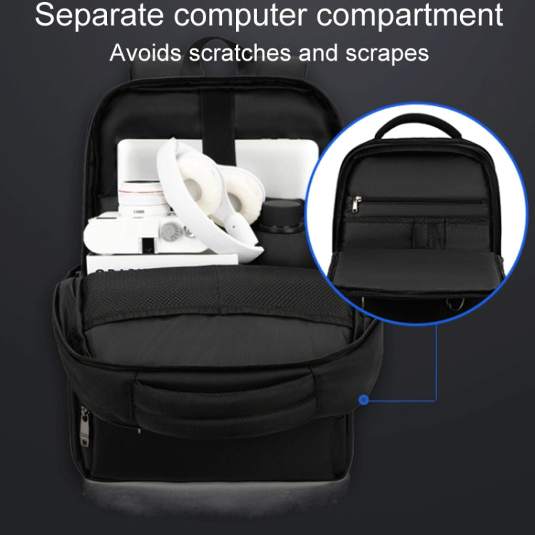 SKV B23889 Men Large Capacity Double-Shoulder Business Laptop Bag, B23889