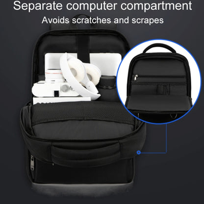 SKV B23889 Men Large Capacity Double-Shoulder Business Laptop Bag, B23889