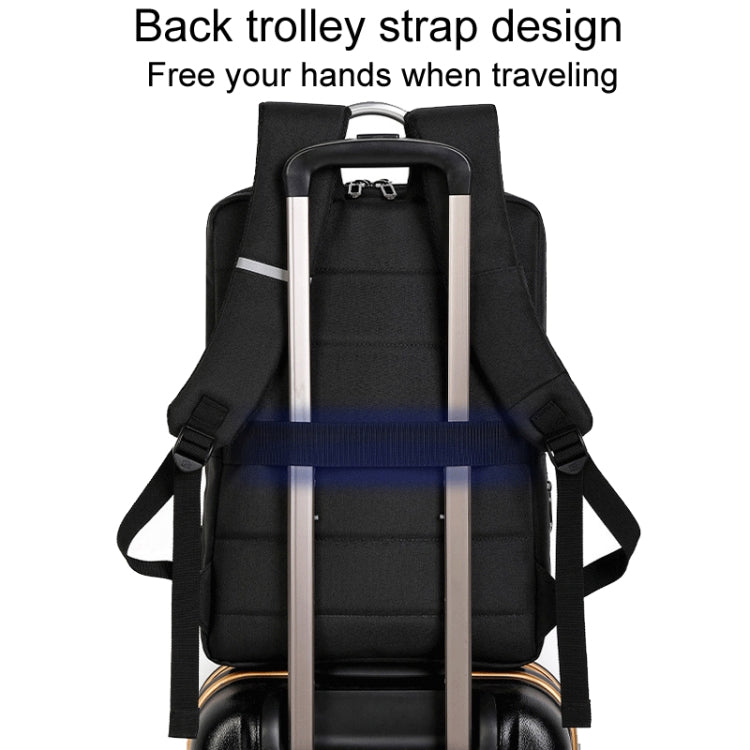 SKV BLB21282 Men Business Duty Traveling Double Shoulder Bag Lightweight Large Capacity Laptop Backpack