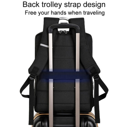 SKV BLB21282 Men Business Duty Traveling Double Shoulder Bag Lightweight Large Capacity Laptop Backpack