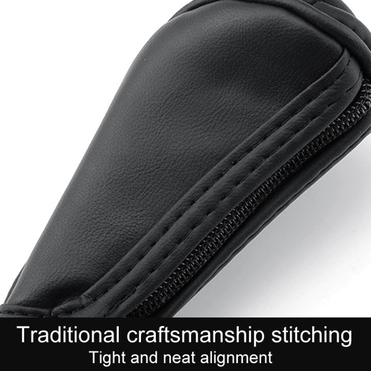 Car Universal Leather Gear Sleeve Breathable Gearshift Cover, T Type Black, T Type Red With Black Line, T Type Yellow, Manual Gear Black, Manual Gear Red With Black Line, Manual Gear Yellow, Automatic Gear Black, Automatic Gear Red With Black Line