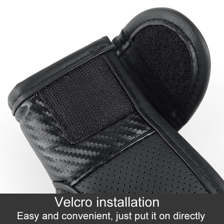 Car Automatic Universal Perforated Breathable Cowhide Side Opening Shift Cover, A-Black, A-Wine Red, A-Brown, B-Black, B-Wine Red, B-Brown