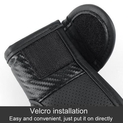 Car Automatic Universal Perforated Breathable Cowhide Side Opening Shift Cover, A-Black, A-Wine Red, A-Brown, B-Black, B-Wine Red, B-Brown