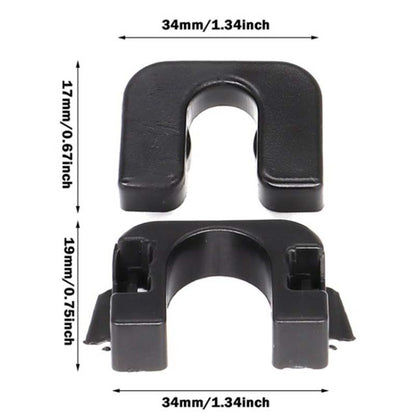 For Ford Focus / Mondeo / Fiesta / C-Max Car Trunk Lid Clip Holder, 2pcs / Set