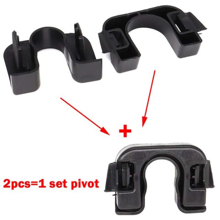 For Ford Focus / Mondeo / Fiesta / C-Max Car Trunk Lid Clip Holder, 2pcs / Set