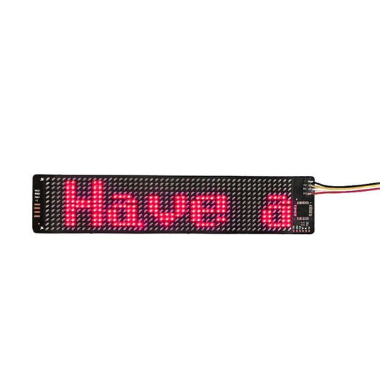 155 X 32mm Hat Backpack Vest Bluetooth LED Flexible Multi-Language Advertising Display Screen