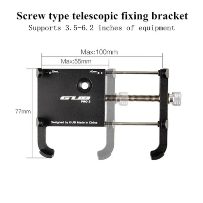 GUB PRO2 Aluminium Bicycle Phone Holder, PRO2 Bicycle Handlebar