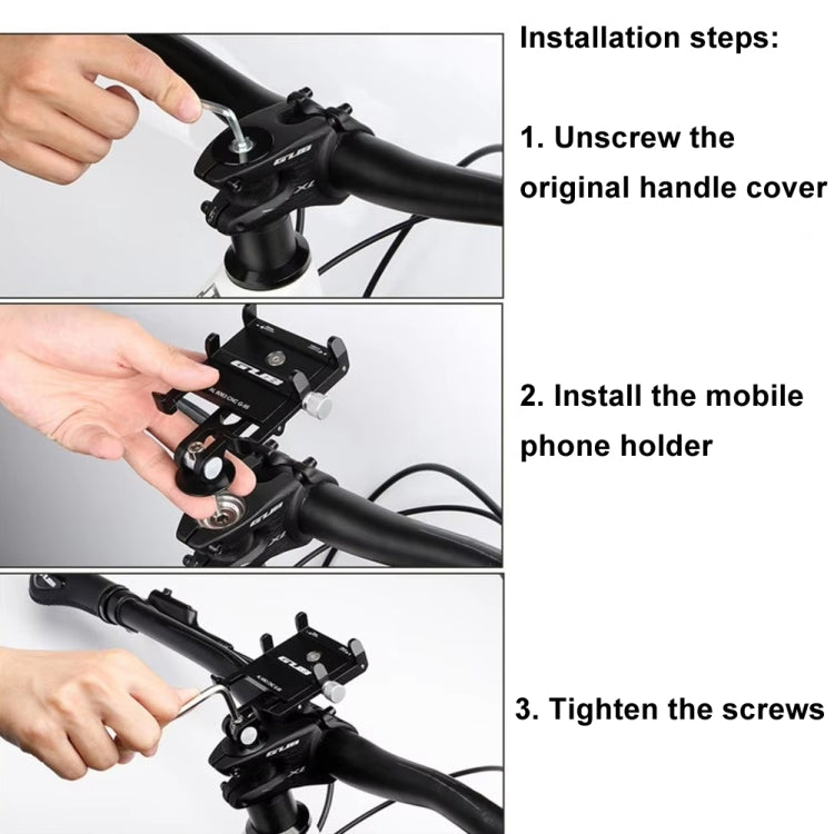 GUB G-95 Bicycle Mobile Phone Holder Bicycle Navigation Handlebar Bowl Cover Mount, G-95 Bicycle Handlebar Bowl Cover